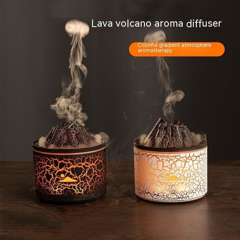 Lava Glow Charcoal Aroma Diffuser - Color: White