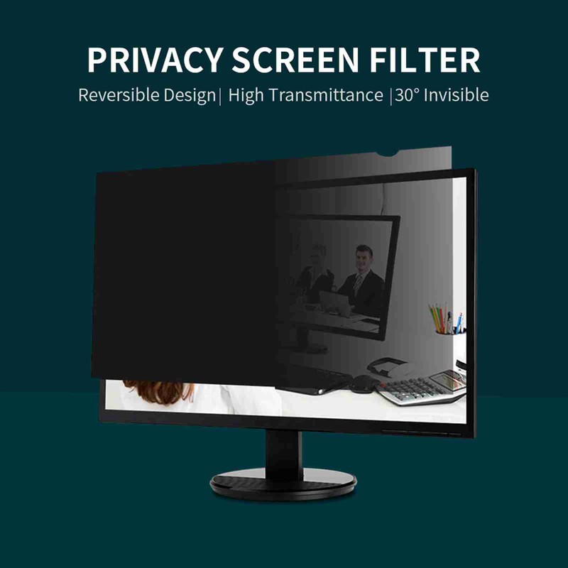 Screen Filter Reversible High-transmittance 30° Invisible Anti-UV Anti-glare Film for