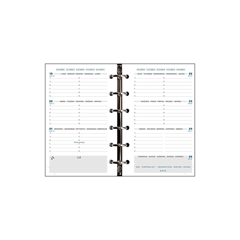 Exacompta 14212E refill Organizer for Exatime 14 weekly vintage 2