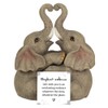 Something Different FO_66138 Elephant Embrace Couple Ornament | 2pcs. 250g,