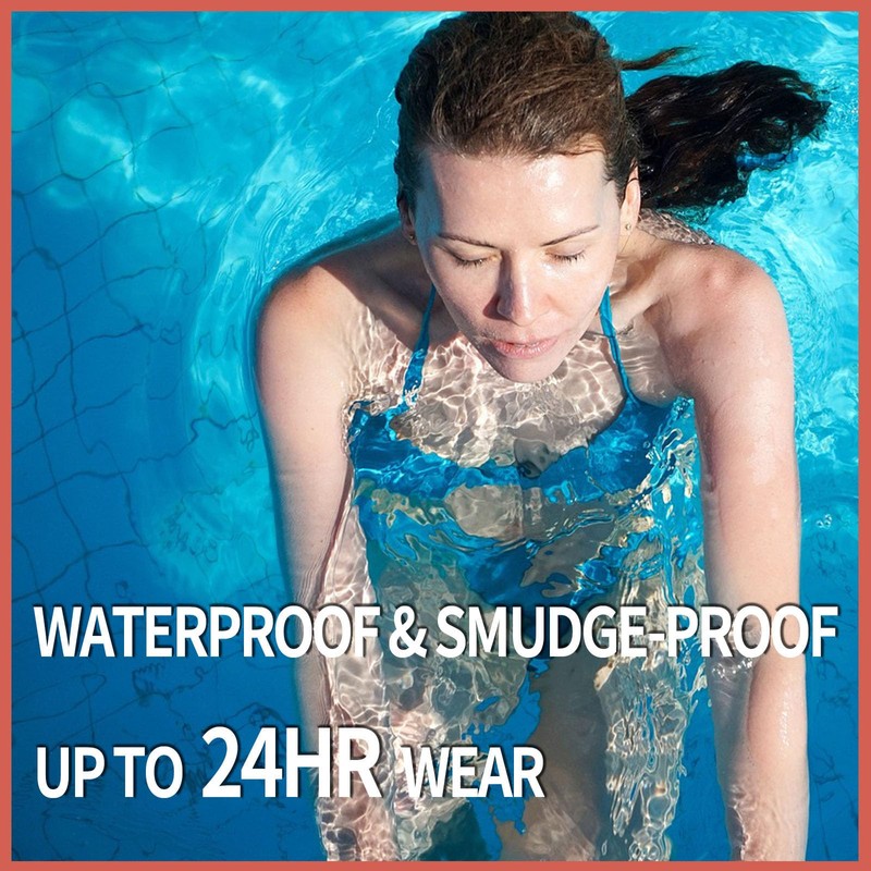 JIAYUTONG 4-Fork Tip Microblading Eyebrow Pen With Brow Gel -