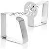 com-four® 8 x Premium Stainless Steel Tablecloth Clips - Cloth
