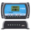 12V 24V PWM Solar Controllers LCD Display Solar Charge Controller