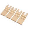 4PCS Oscillating Saw Blade Diamond Cemented Carbide 1.3in Wood Multitool