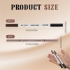 Waterproof Eyebrow Pencil Set, 2-in-1 4-Fork-Tip Microblading Brow Pen +