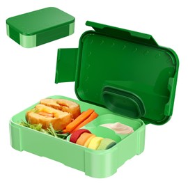 Zeripikfoasp Children's Lunch Box with Compartments, 900 ml, Bento Box, BPA-Free, Lunch Box, Leak-Proof for Microwaves and Dishwashers, Lunch Box for School, Work, Picnic