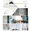 Hansang G25 LED Globe Light Bulbs, 60W Equivalent, 5000K Daylight