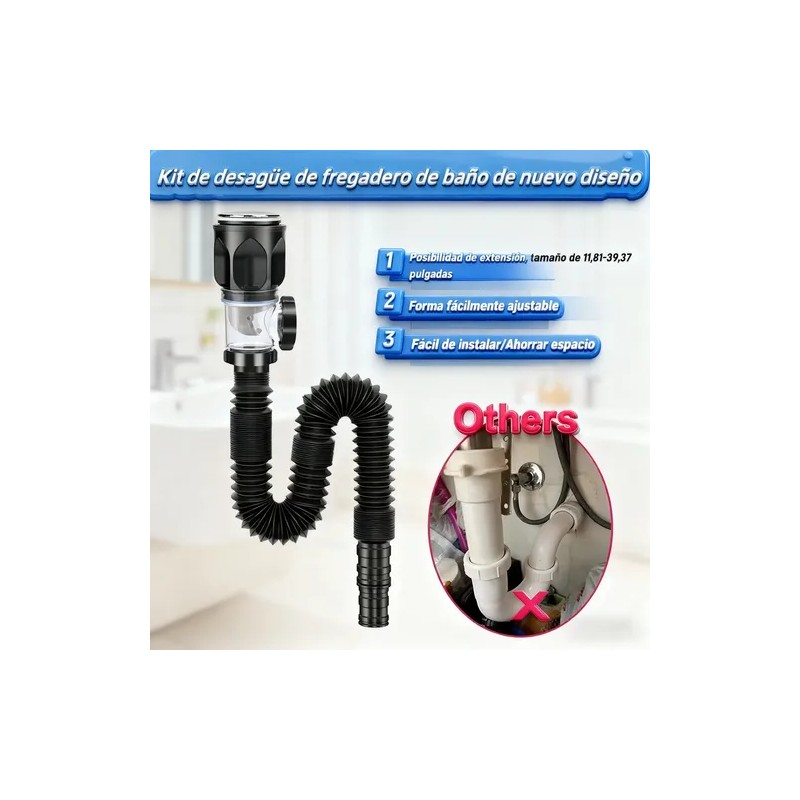 Caspol Con Sistema Antiolor Y Pulsador Automático De Fregado