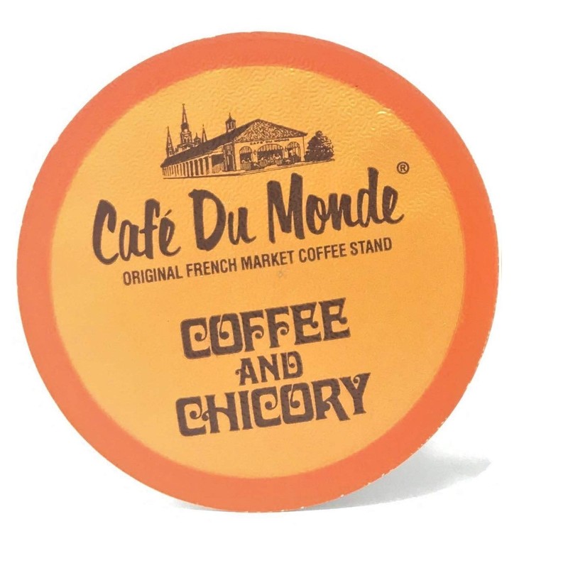 Cafe Du Monde Coffee and Chicory Single-Serve Cup Pods, 12