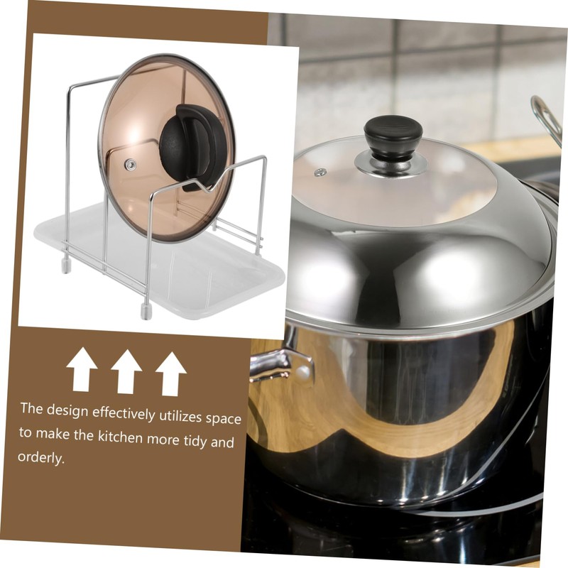 Operitacx Topfregal-organizer Gestell Planke Hacken Einstellbar Groß Hackingbrett Klein Drehbar