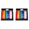 Mega Candles 40 pcs Unscented Assorted Colors Exquisite Mini Taper