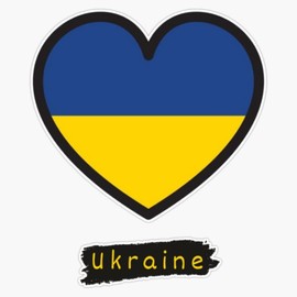 Magnet Support for Ukraine Magnetic Sticker Decal 5"