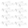 Operitacx 30Pcs Clear Shelf Support Pegs Durable Plastic Cabinet Shelf