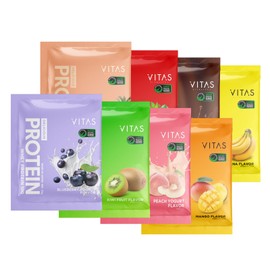 VITAS Whey Protein 100 (Individually Packaged, 8 Trial Types)