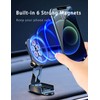 powerland Magnetic Phone Car Mount【Double layer Foldable】 Universal 360 °