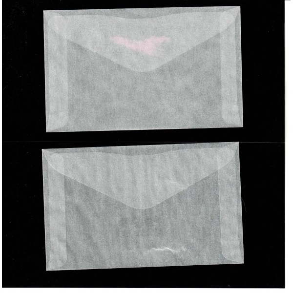 JBM-Westvaco JBMGlassine- 100 Brand New Glassine Envelopes Size #4-1/2 (3-1/8