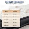 Simple Deluxe Queen Size Air Mattress with Built-in Electric Pump