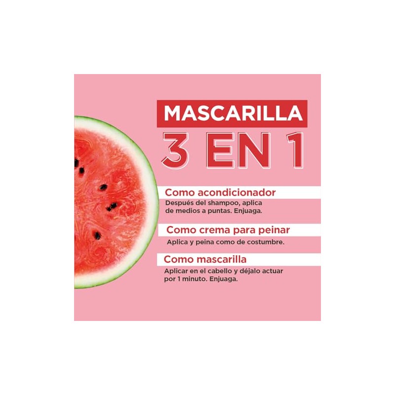 Kit Garnier Fructis HairFood Sandía mascarilla para cabello apagado 2Pack