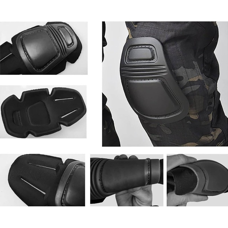 HANSTRONG GEAR Elbow Knee Pads Airsoft Protective Set (DE).