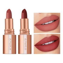 O.two.o 2pcs Labiales Larga Duracion Labiales Maquillaje