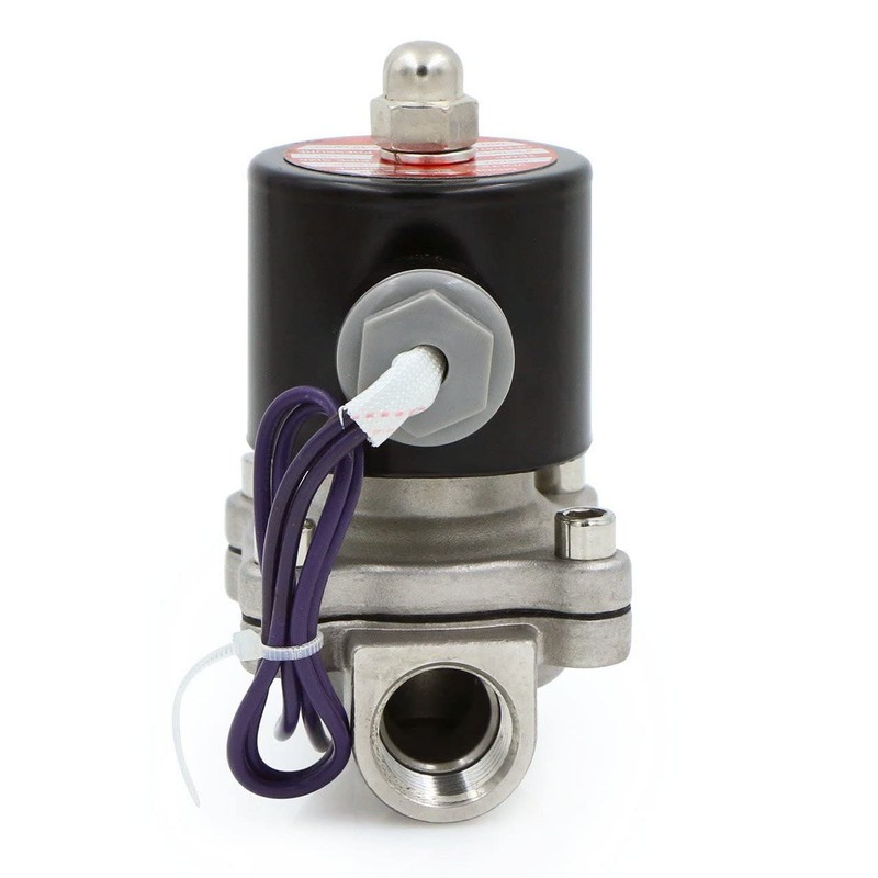 1/2" Stainless Steel Electric Solenoid Valve 12V DC G Thread