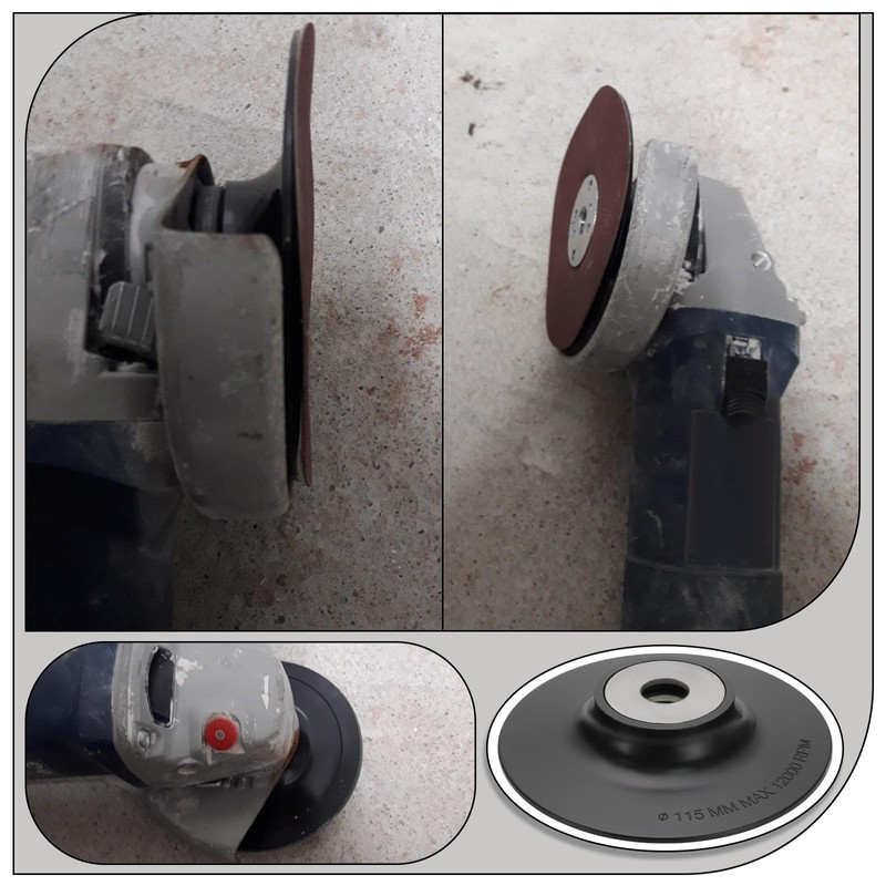 SG Store Plastic Angle Grinder Support Plate 115 mm Diameter