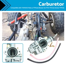 MAX COOL Motorcycle Carburetor Carby Carb Suitable for Yamaha Moto 4 YFM225 Breeze 125 YFA1 YFA125 YFM125