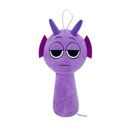 Super JAKES Sprunki Plush, Sprunki Game Plush Toys,Soft Stuffed Animal Pillow Figure Doll Christmas Birthday Gifts for Adult Kids (Purple)