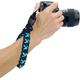 VICHUNHO Camera Wrist Strap, Secure & Adjustable DSLR Camera Hand Strap, Sling, Lanyard, Accessories, Blue, generic