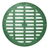 Storm Drain FSD-3017-G20B 20-in. Round Flat Green Grate for Catch
