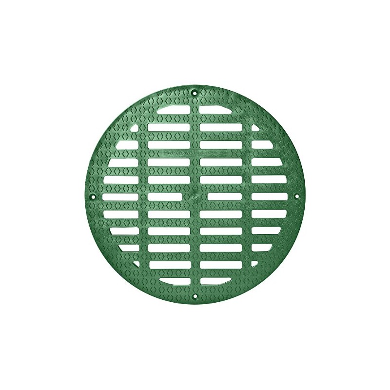 Storm Drain FSD-3017-G20B 20-in. Round Flat Green Grate for Catch