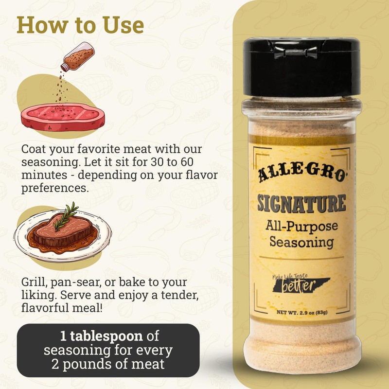 ALLEGRO - The Marinate Everything Marinades | Perfect Seasoning for