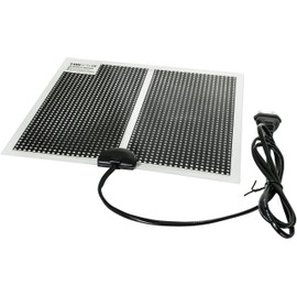 TropicShop Heating Mat, Ultra-Flat Heat Mat for Terrarium with 150 cm Power Supply Cable, with EU Plug, 230 V [EU version]