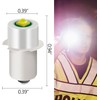 YAFIYGI 4 Pack LED Flashlight Bulb Replacement 3V LED Bulbs
