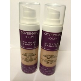 COVERGIRL 2 X Covergirl Advanced Radiance With Olay Age Defying Make Up 110 CLASSIC IVORY