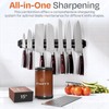Rolling Knife Sharpener Kit with Diamond & Ceramic Sharpening System
