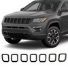 Auto Front Grille Inserts Guard Ring Decorative Trim,Fit forJee-p Compass