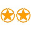 GamesMonkey Destroyed Military Star Aufkleber US Army C Shapes Kit
