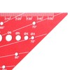 Woodworking Square Size Measure Ruler Aluminum Alloy 3D Mitre 45