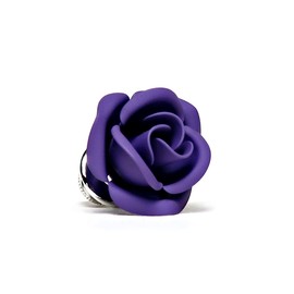 KIETH Lapel Pin Pin Brooch Pin Badge Rose Flower Purple MADE IN JAPAN, purple