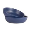 10 Strawberry Street Wazee Matte Coupe Dinnerware, Bowl, Dark Blue,