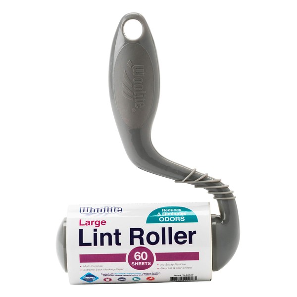 WOOLITE Sanitized Pro Grade 60 Sheet Large Surface Lint Roller,