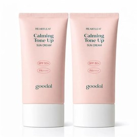 [Wellbeing Warehouse] Goodal Clear Houttuynia Cordata Soothing Moisture Tone Up Sun Cream 50ml x 2 / [웰빙창고] 구달 맑은 어성초 진정 수분 톤업 선크림 50ml 2개