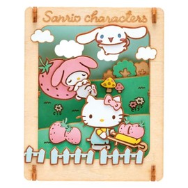 Paper Theater - Wood Style - Sanrio Characters PT-W21 Strawberry House 2