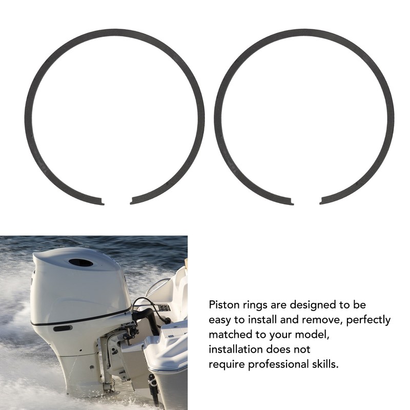 2pcs Outboard Piston Rings 394930 Boat Motor Piston Ring Set