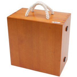 GSE Games & Sports Expert Premium Quality Outdoor Solid Wood Washer Toss Game Set (Oak)