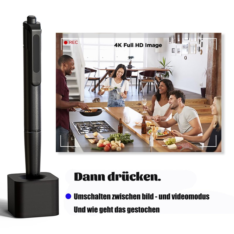 2K Security Camera 64GB HD Camera with Image Capture for