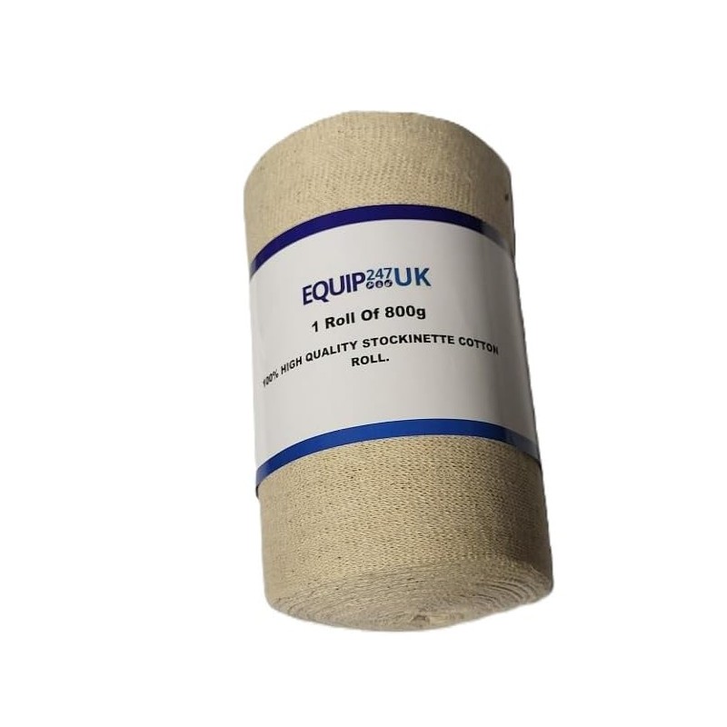 EQUIP247UK 100% Cotton Stockinette Roll 800g Ideal Cleaning and Car