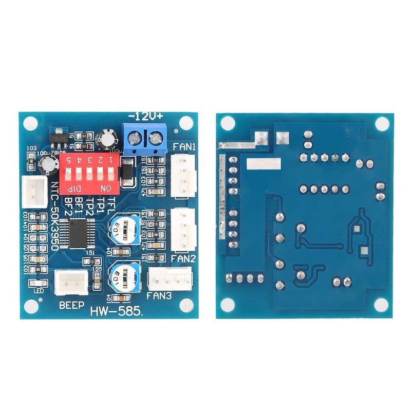 Fafeicy DC12V PWM Fan Speed Controller Four Wire Controller Module
