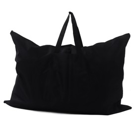 Portfolio Bag Black 38x26in Large Capacity Thick Canvas Light Weight Artist Carrying Bag for Board Map Magazine